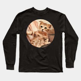 Fun floppy cat Long Sleeve T-Shirt